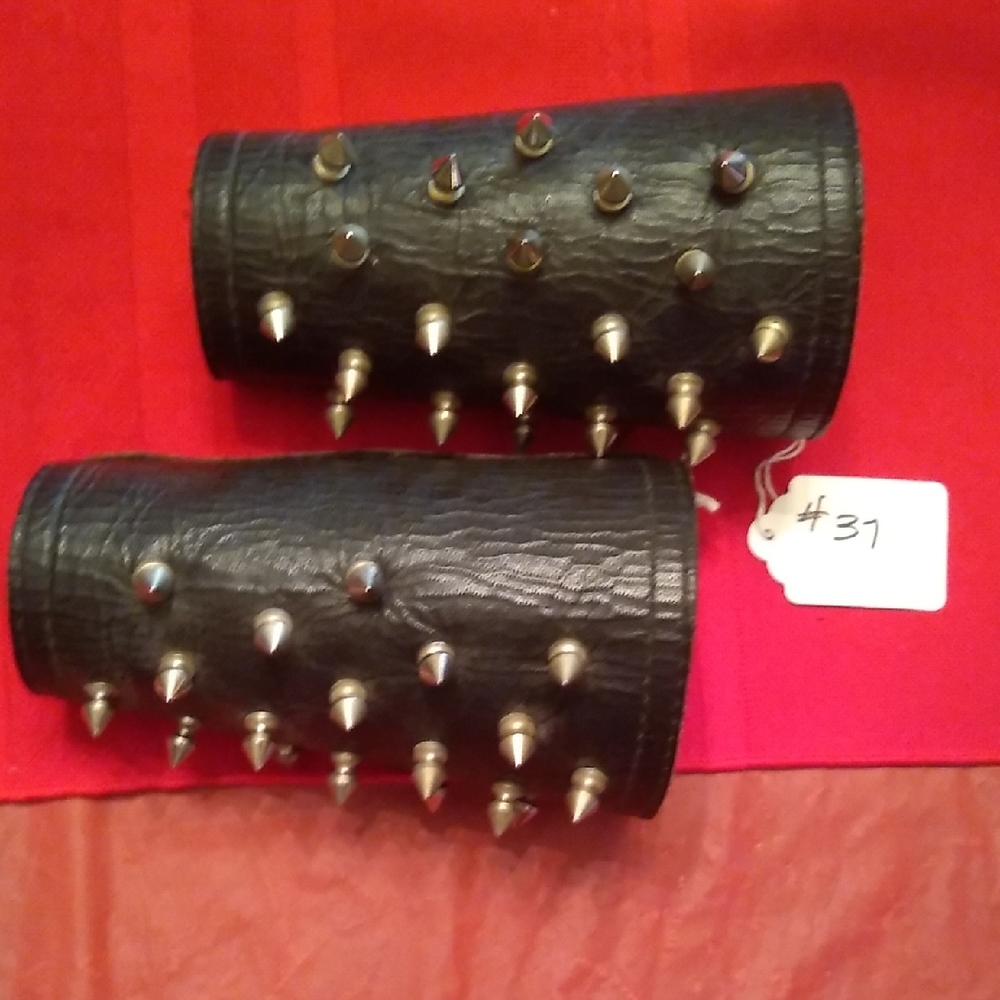 PR. Warrior Studded Leather Cuffs, #37 - Picture 13 of 13